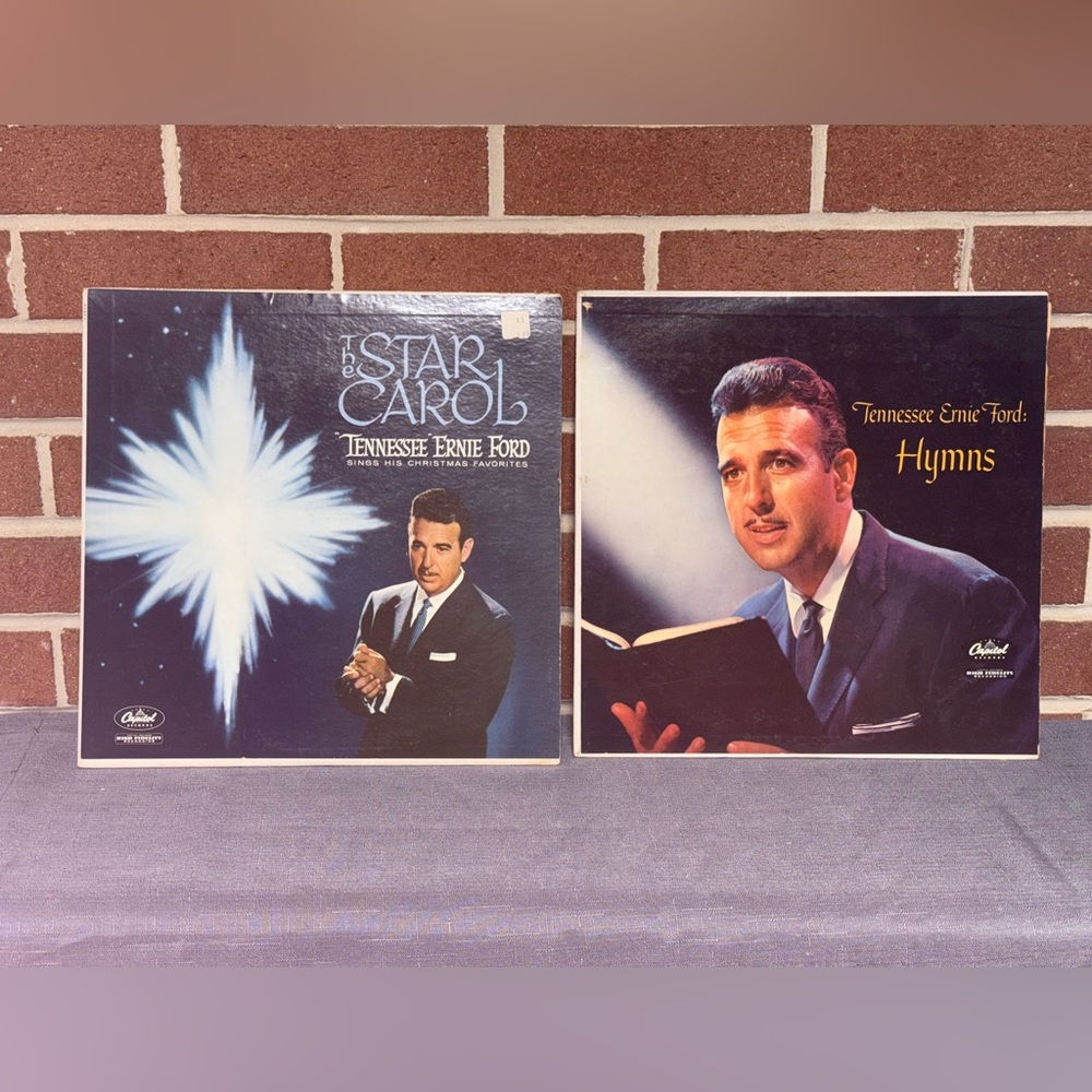Vinyl Records Two LP Albums Tennessee Ernest Ford